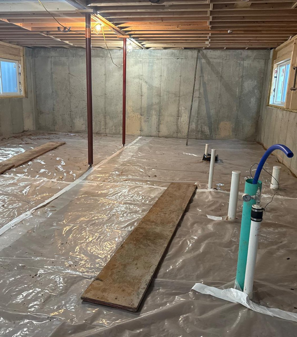 Concrete construction process